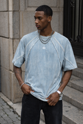 Washed Blue Tee