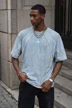 Washed Blue Tee