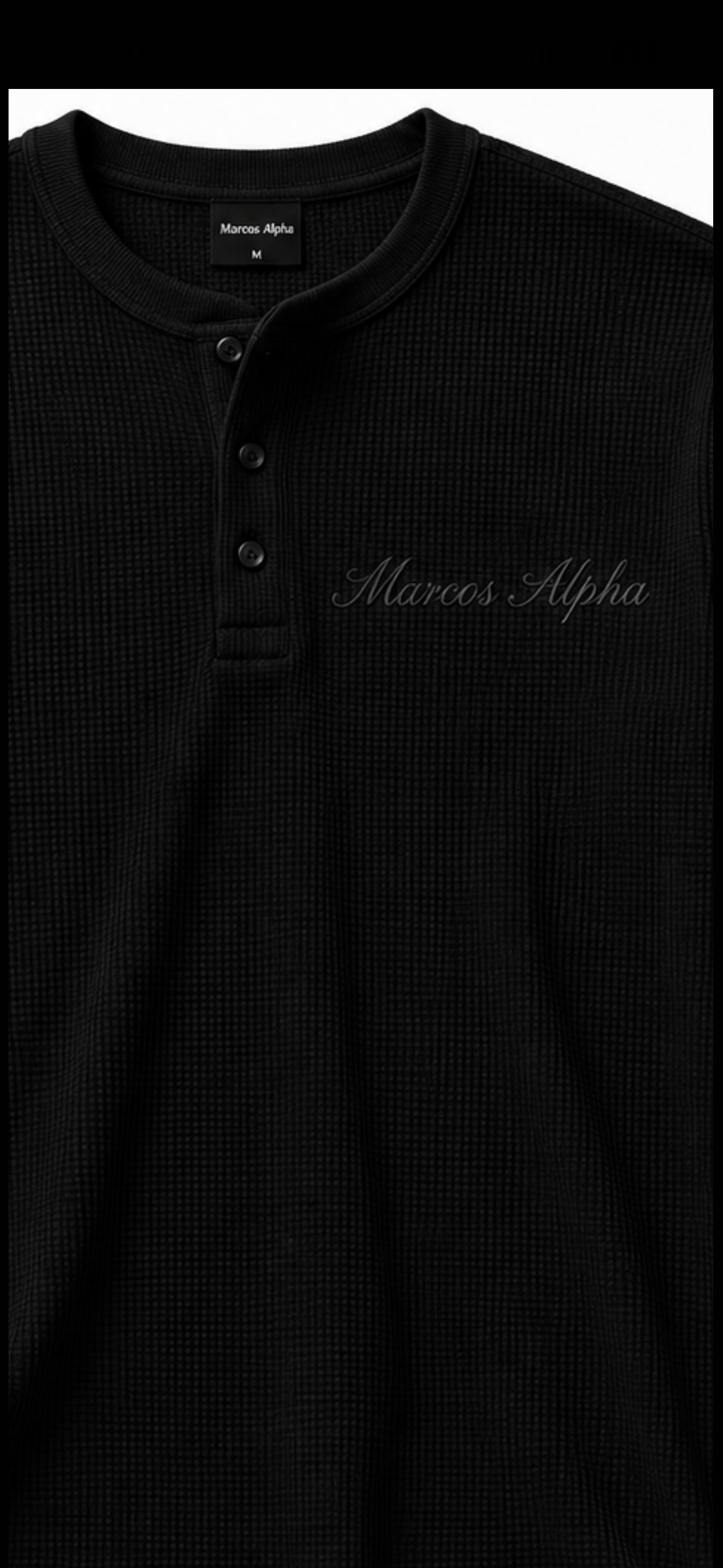 Signature Waffle Henley
