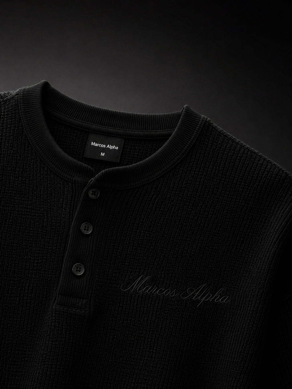 Signature Waffle Henley