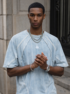 Washed Blue Tee